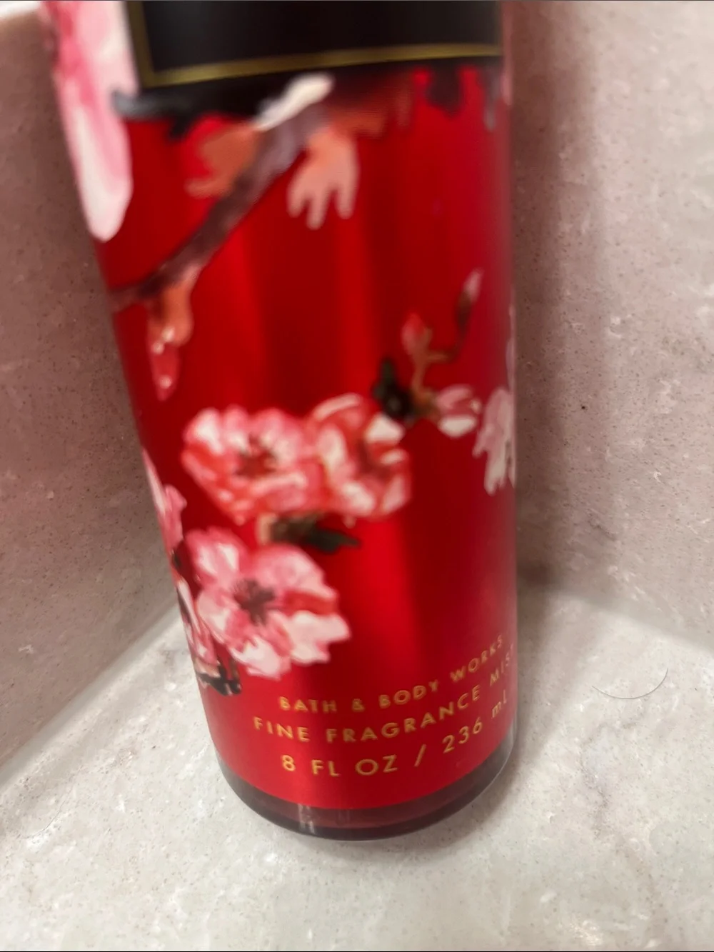 Bath & Body Works Japanese Cherry Blossom Body Mist - Red & Pink Floral